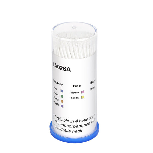 DLUX Disposable Super Fine Micro Brush White - 100 Pack 1