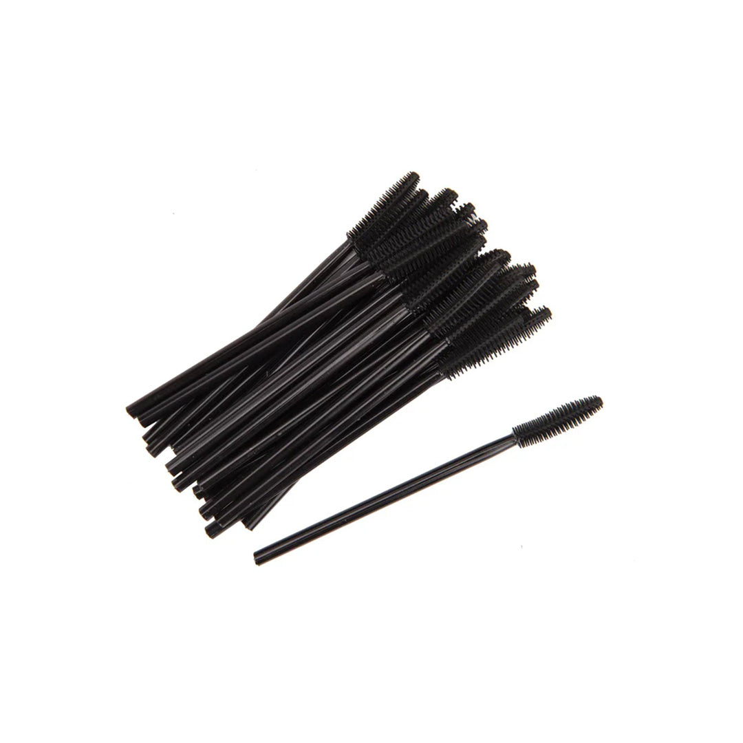 Disposable Silicone Mascara Wands - 50 Pieces