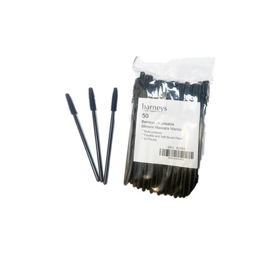 Disposable Silicone Mascara Wands - 50 Pieces