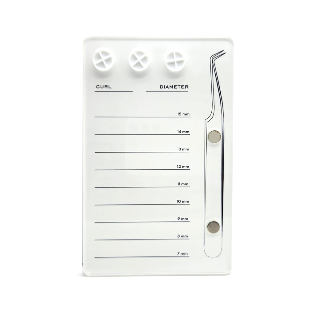 Acrylic Eyelash Display Tray - White