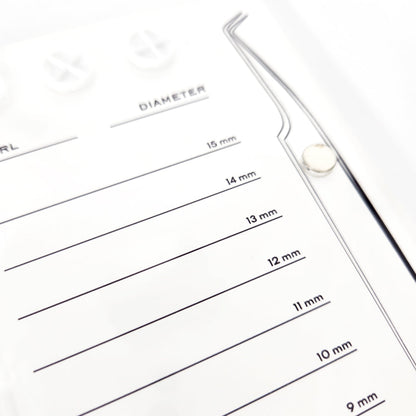 Acrylic Eyelash Display Tray - White