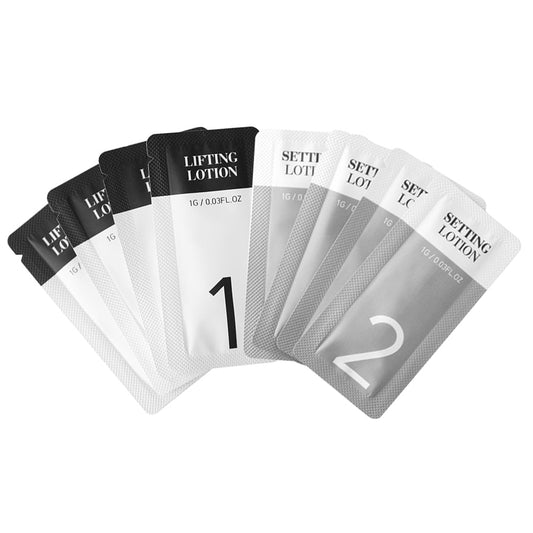Eyebrow Lamination Kit Lotion Step 1 & 2 - 15 Sachets
